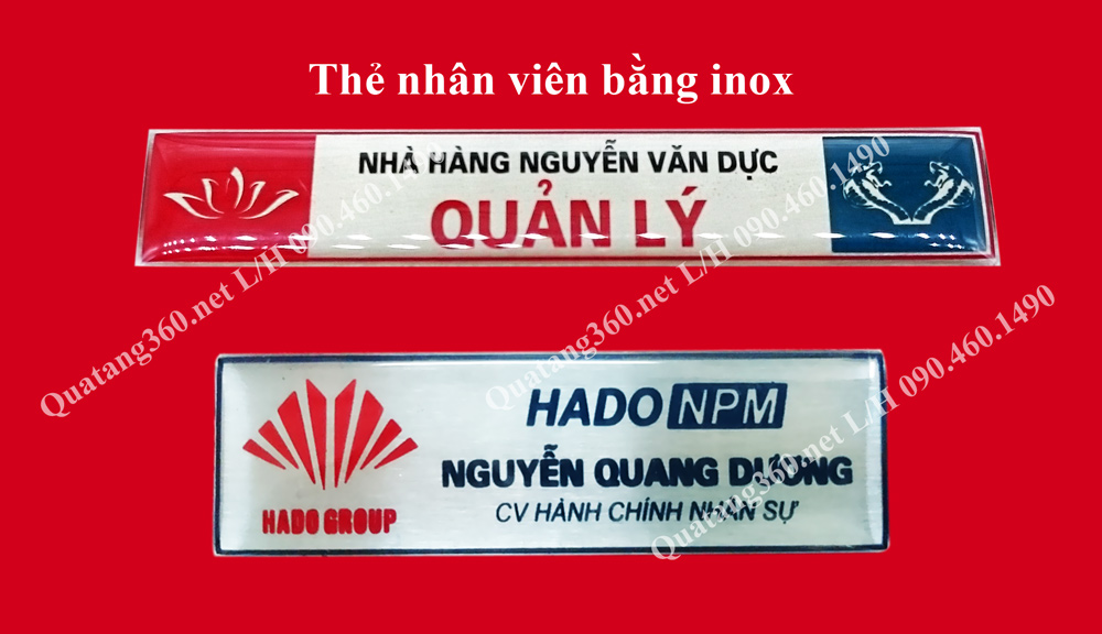 Làm thẻ nhân viên inox ở Nam Định